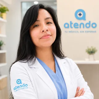 Dra. Frescia Moscoso Ramírez, médica general colegiada CMP 113250